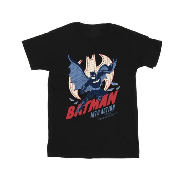 DC Comics Batman Into Action T-shirt för herrar