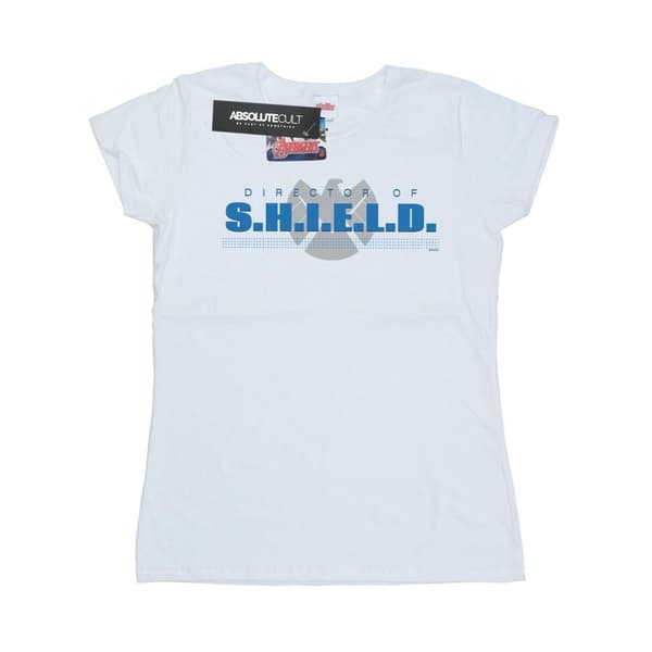 Marvel Womens/Ladies Agents of S.H.I.E.L.D. Director Of S.H.I.E.L.D. Cotton T-Shirt