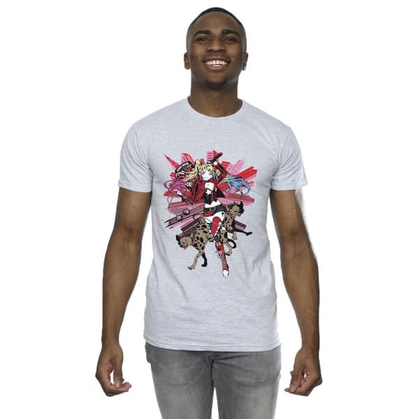 DC Comics Harley Quinn Hyenas T-shirt för herrar