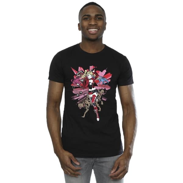 DC Comics Harley Quinn Hyenas T-shirt för herrar