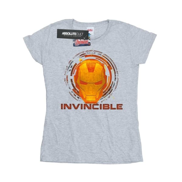 Marvel Dam/Tjej Iron Man Invincible T-shirt i bomull