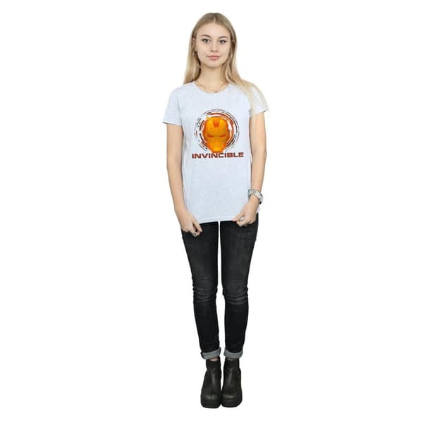 Marvel Dam/Tjej Iron Man Invincible T-shirt i bomull