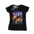 Miniatyrbillede 1 af 3: Marvel Womens/Ladies Avengers Endgame Character Montage Cotton T-Shirt