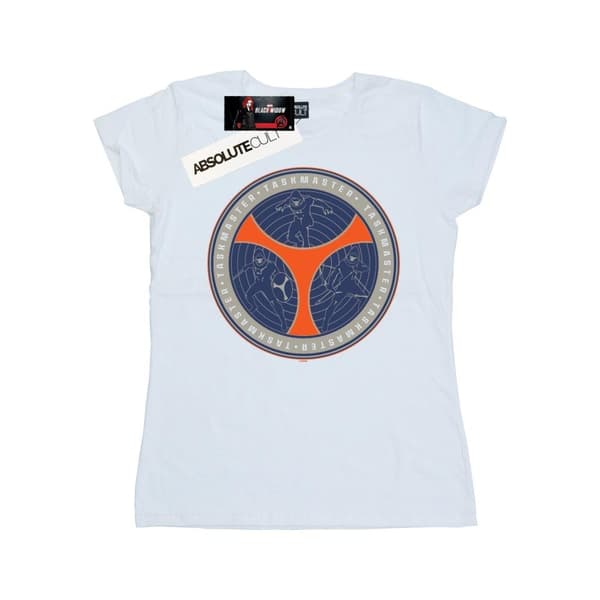 Marvel Dam/Tjej Black Widow Movie Taskmaster Shield Poses - T-shirt i bomull