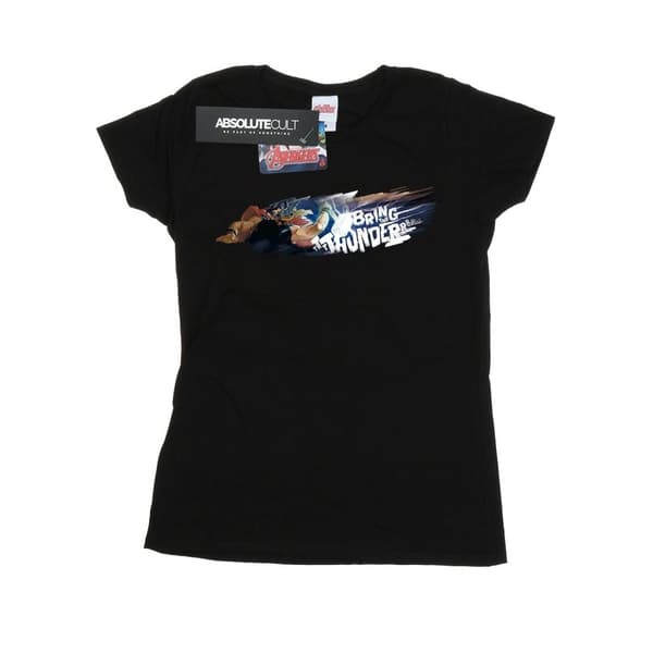 Marvel Womens/Ladies Thor Bring The Thunder Cotton T-Shirt