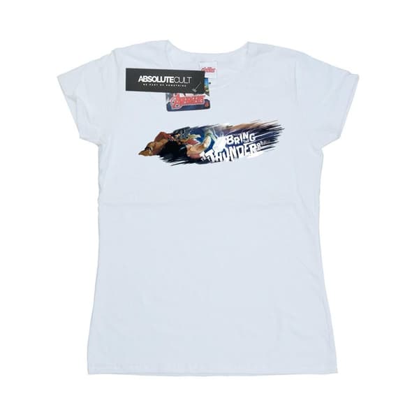Marvel Womens/Ladies Thor Bring The Thunder Cotton T-Shirt