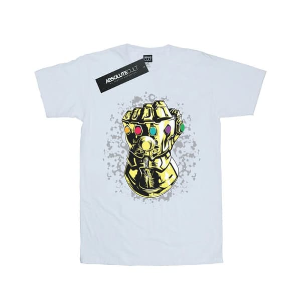 Marvel Dam/Tjej Avengers Infinity War Thanos Fist Boyfriend T-shirt i bomull