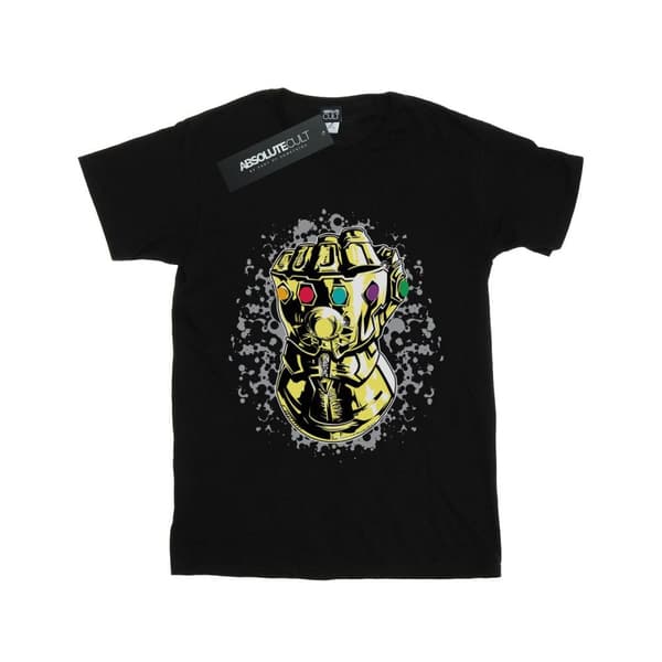 Marvel Dam/Tjej Avengers Infinity War Thanos Fist Boyfriend T-shirt i bomull
