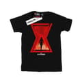 Miniatyrbillede 1 af 3: Marvel Womens/Ladies Black Widow Movie Icon Silhouette Cotton Boyfriend T-Shirt