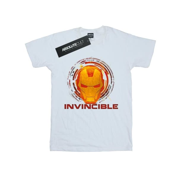 Marvel Womens/Ladies Avengers Iron Man Invincible Cotton Boyfriend T-Shirt