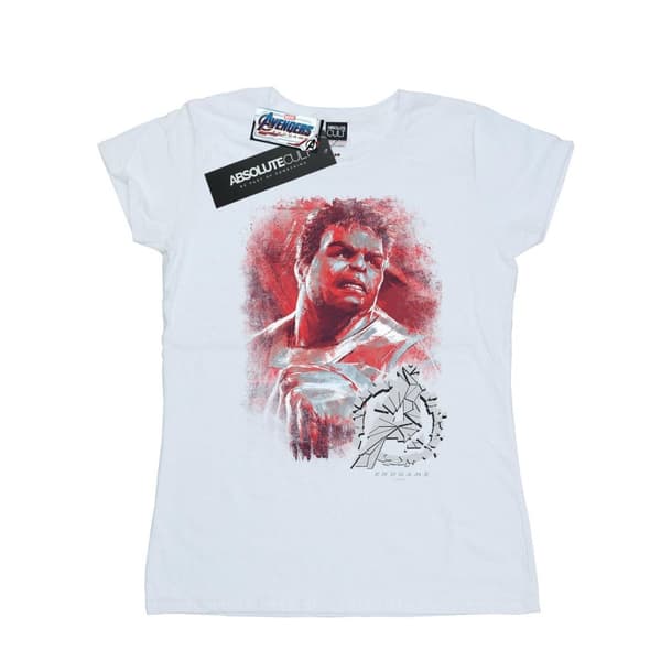 Marvel Womens/Ladies Avengers Endgame Hulk Brushed Cotton T-Shirt
