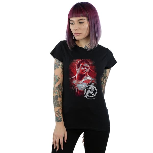 Marvel Womens/Ladies Avengers Endgame Hulk Brushed Cotton T-Shirt