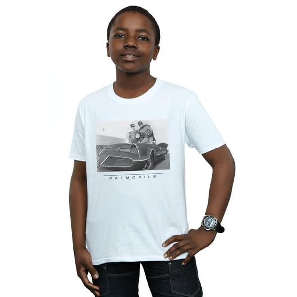 DC Comics Boys Batman TV Series Batmobile T-Shirt
