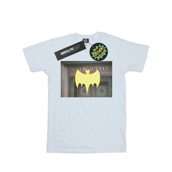 DC Comics Mens Batman TV Series Gotham City Police T-Shirt White XXL