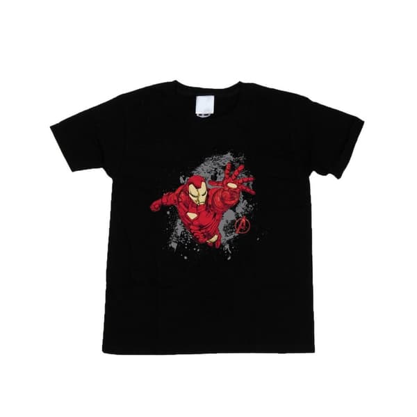 Marvel Boys Avengers Iron Man Splash T-Shirt