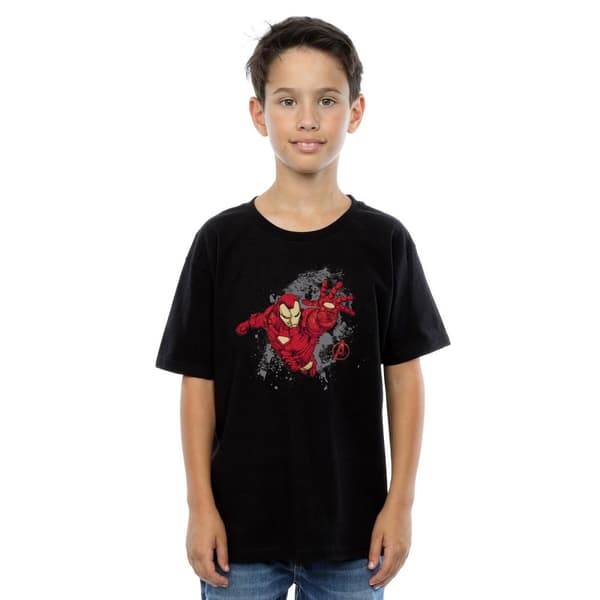 Marvel Boys Avengers Iron Man Splash T-Shirt