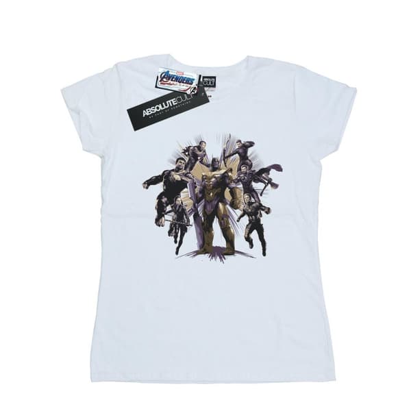 Marvel Dam/Tjej Avengers Endgame Vs Thanos T-shirt i bomull