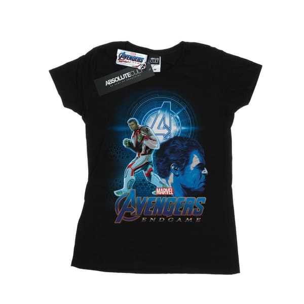 Marvel Womens/Ladies Avengers Endgame Hulk Team Suit Cotton T-Shirt