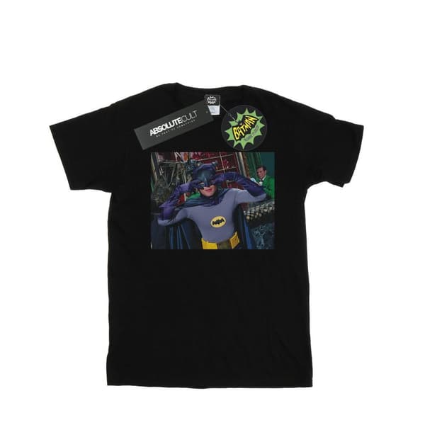 DC Comics Mens Batman TV Series Batdance Photo T-Shirt