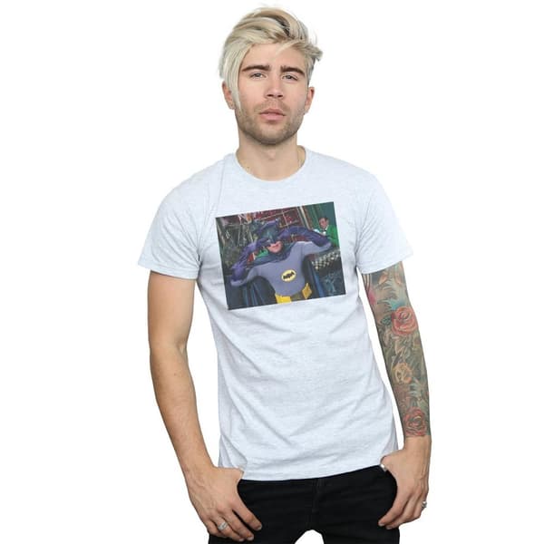 DC Comics Mens Batman TV Series Batdance Photo T-Shirt