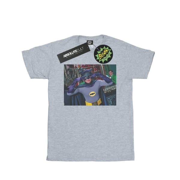 DC Comics Mens Batman TV Series Batdance Photo T-Shirt