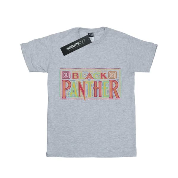 Marvel Black Panther - T-shirt med triballogo för pojkar