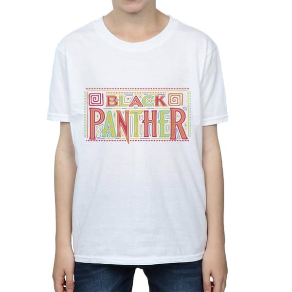 Marvel Black Panther - T-shirt med triballogo för pojkar