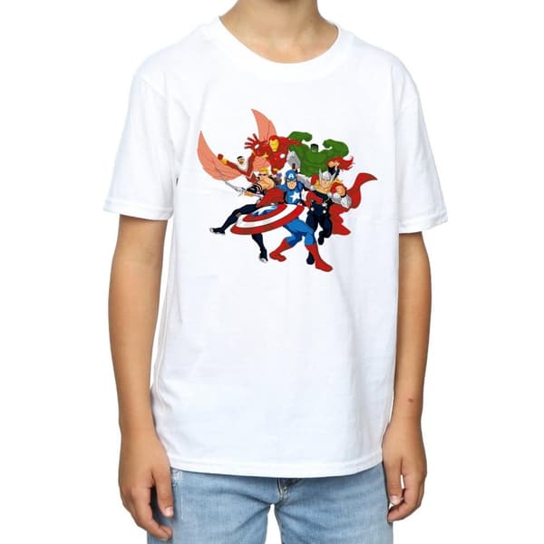 Marvel Boys Avengers Assemble Comic Team T-Shirt