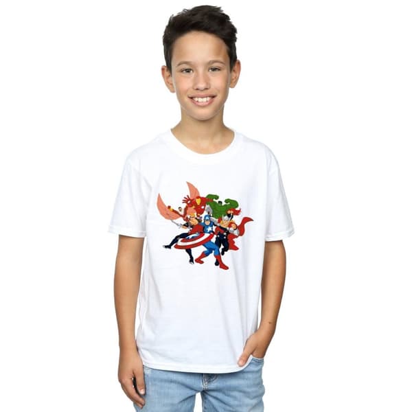 Marvel Boys Avengers Assemble Comic Team T-Shirt