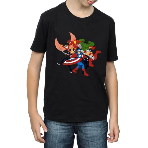Marvel Pojkar Avengers Assemble Comic Team T-shirt