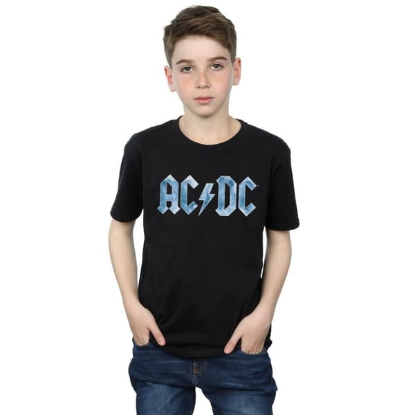 AC/DC Boys Blue Ice Logo T-Shirt