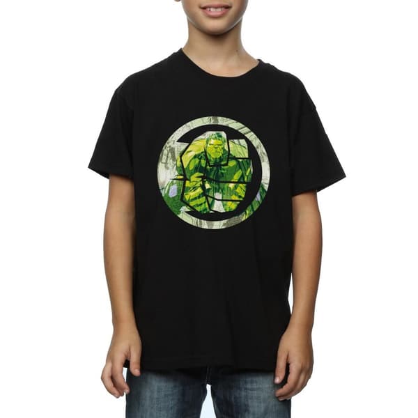 Marvel Boys Avengers Hulk Montage Symbol T-Shirt