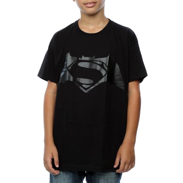 DC Comics Boys Batman v Superman Logo Print T-Shirt