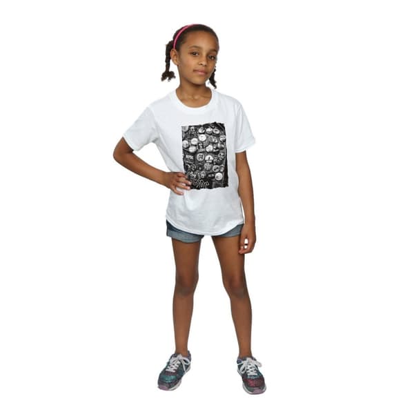 AC/DC Girls Badges Collection Cotton T-Shirt