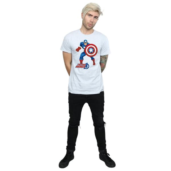 Marvel Mens Captain America The First Avenger T-Shirt