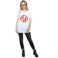 Miniatyrbillede 4 af 5: Marvel Womens/Ladies Avengers Assemble Solid A Logo Cotton Boyfriend T-Shirt