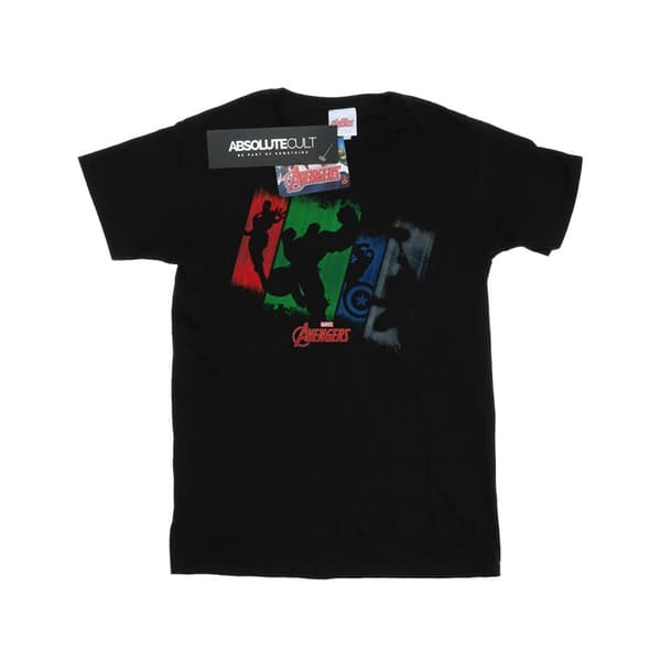 Marvel Girls Avengers Team Punch Out Cotton T-Shirt