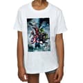Miniatyrbillede 3 af 5: Marvel Girls Avengers Assemble Team Montage Cotton T-Shirt