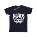 Miniatyrbild 1 av 5: Marvel Black Panther - T-shirt i bomull med ord och emblem för flickor