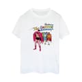 Miniatyrbillede 1 af 3: DC Comics Womens/Ladies Batman Comic Cover Rainbow Batman Cotton Boyfriend T-Shirt
