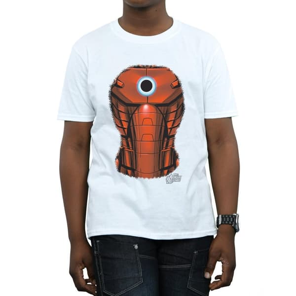 Marvel Boys Iron Man Chest Burst T-Shirt