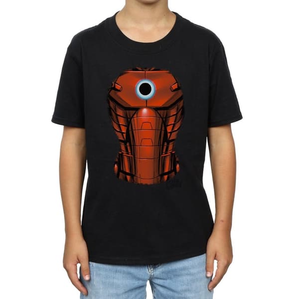Marvel Boys Iron Man Chest Burst T-Shirt