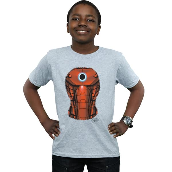 Marvel T-shirt med bröstsprängning från Iron Man för pojkar