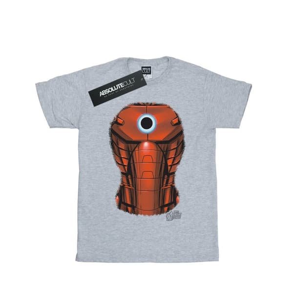 Marvel T-shirt med bröstsprängning från Iron Man för pojkar