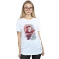 Miniatyrbild 2 av 3: Marvel Dam/Tjej Avengers Endgame Hawkeye Boyfriend T-shirt i borstad bomull