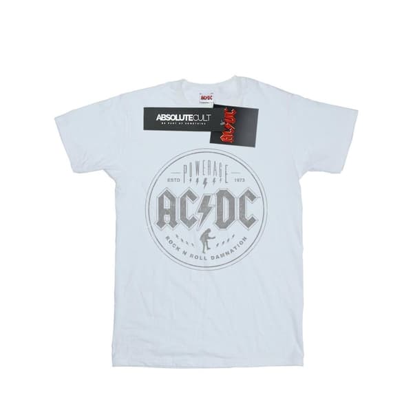 AC/DC Girls Rock N Roll Damnation Black Cotton T-Shirt