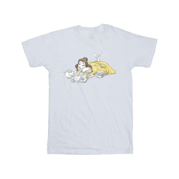 Disney Skönheten och odjuret Belle Reading T-shirt för herrar
