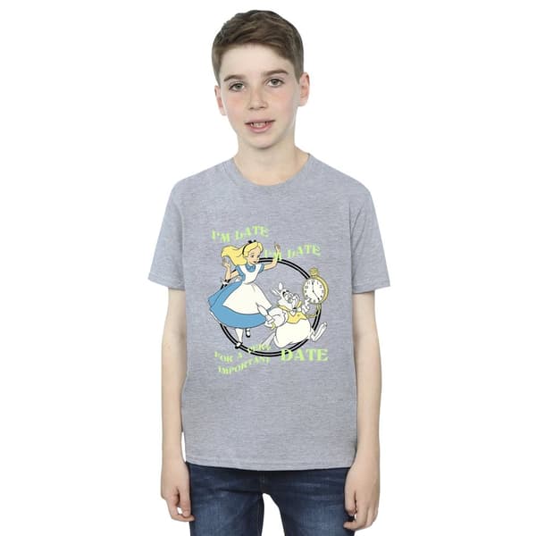 Disney Boys Alice In Wonderland I´m Late T-Shirt