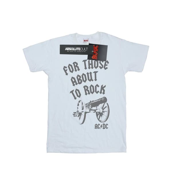 AC/DC Girls For Those About To Rock Cannon T-shirt i bomull