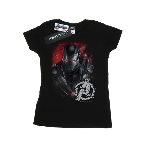Marvel Dam/Tjej Avengers Endgame War Machine T-shirt i borstad bomull